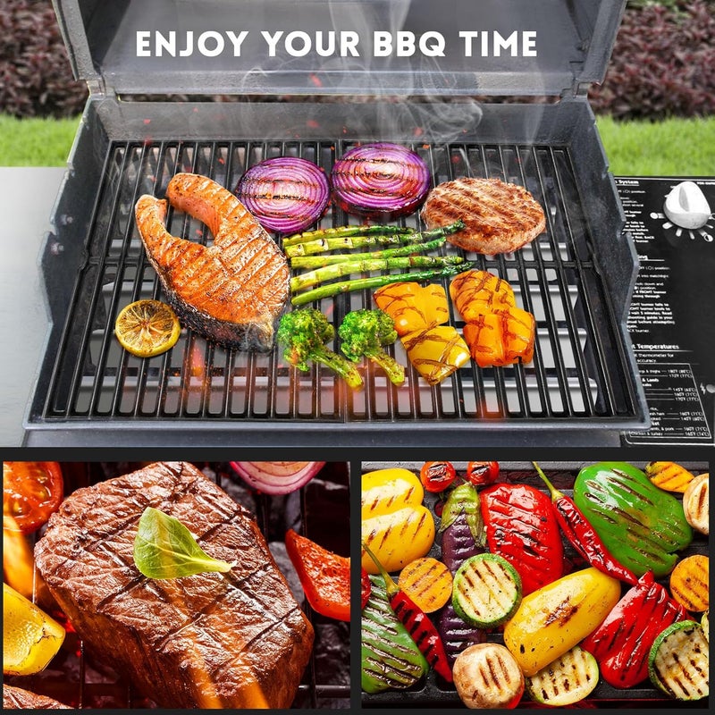 GGC 7522 7521 15" Grill Grates Replacement for Weber Genesis Silver A, Cast Iron Grate Grid for Weber Spirit E/S 200 E/S210, Spirit 500 - Image 5